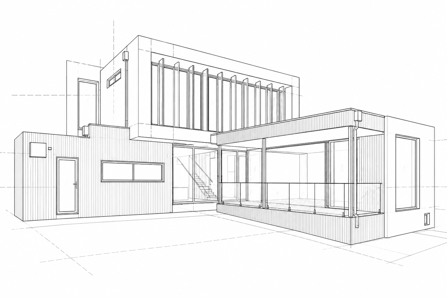 Original architectural drawing, uploaded model
